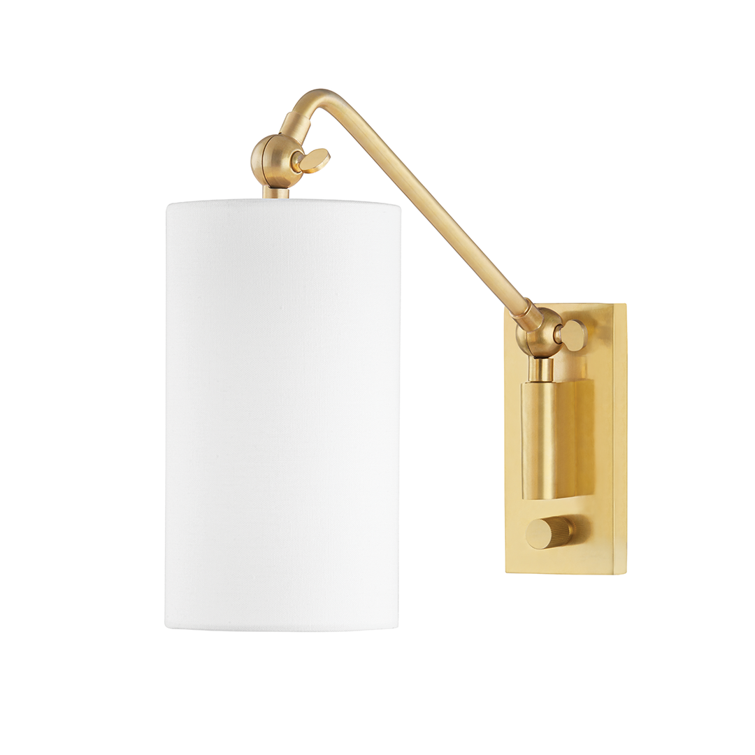 Hudson Valley Lighting Wayne Wall Sconce Wall Sconces Hudson Valley Lighting Aged Brass  