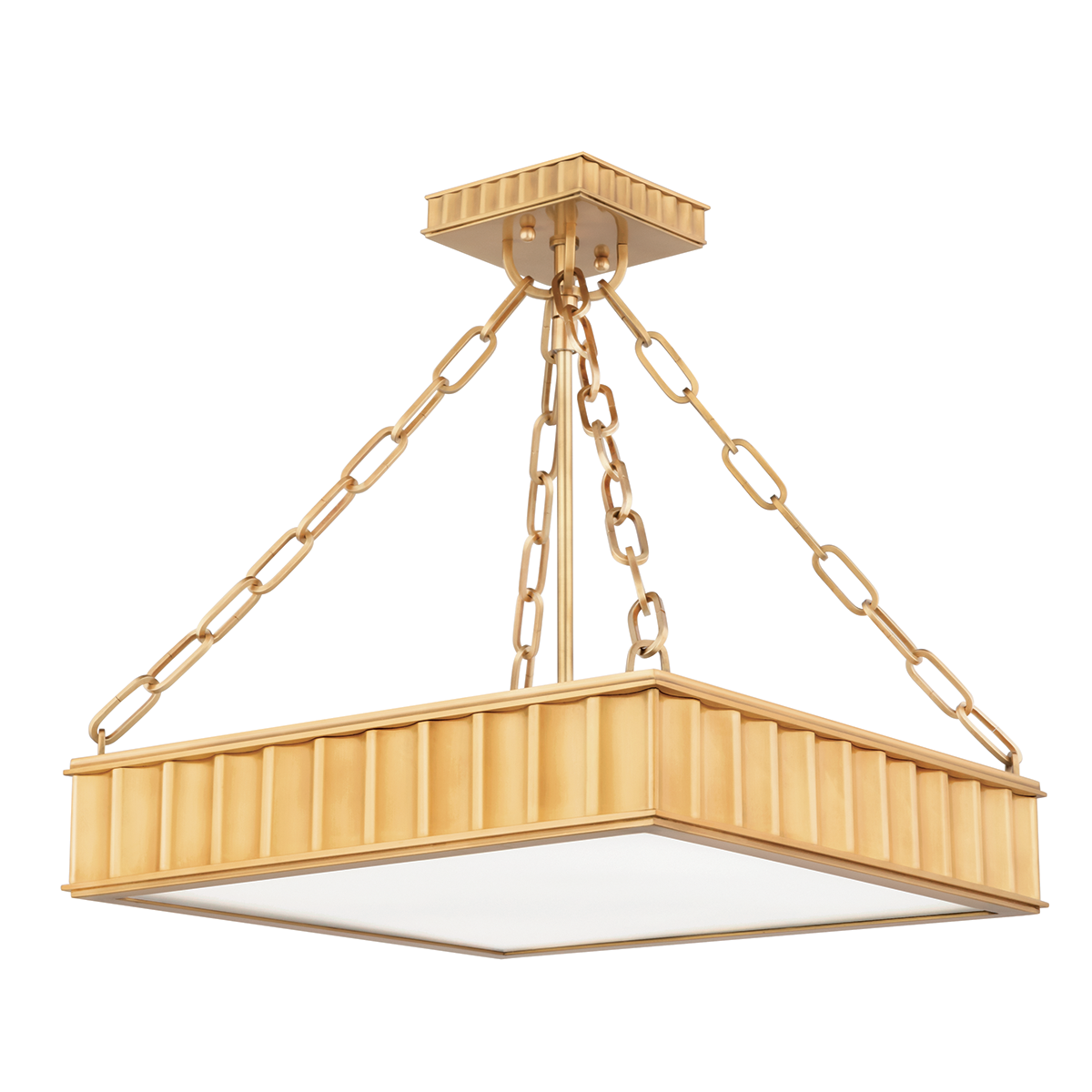 Hudson Valley Lighting Middlebury Semi Flush Semi Flush Hudson Valley Lighting Aged Brass  