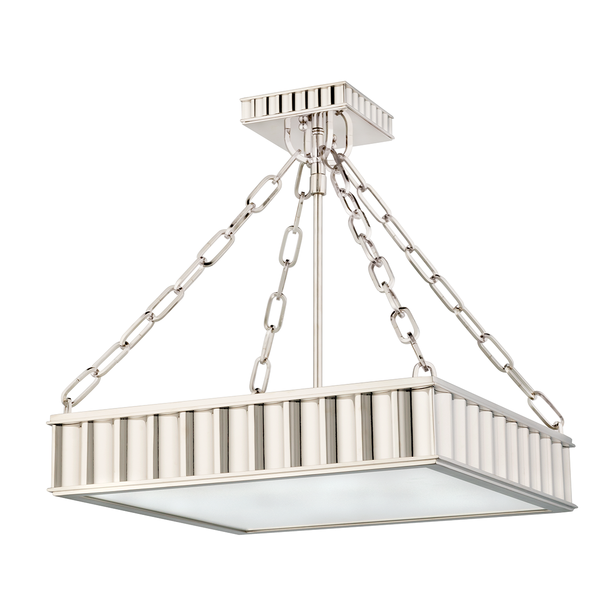 Hudson Valley Lighting Middlebury Semi Flush Semi Flush Hudson Valley Lighting Polished Nickel  