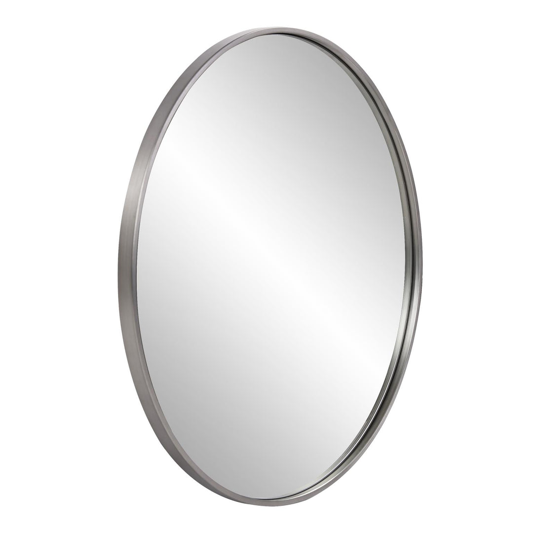 Howard Elliott Collection Copenhagen Round Silver Mirror