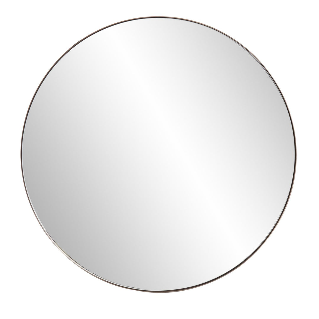 Howard Elliott Collection Van Buren Brushed Brass Round Mirror