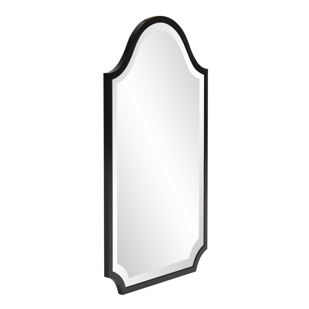 Howard Elliott Collection Bosworth Brushed Black Shield Mirror