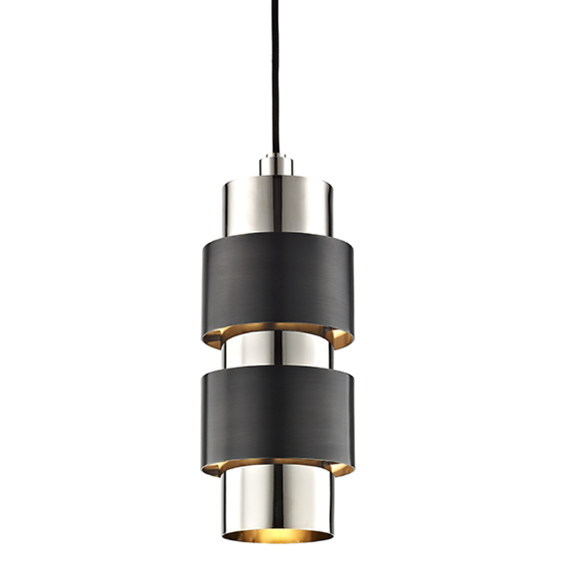 Hudson Valley Lighting Cyrus Pendant Pendant Hudson Valley Lighting Polished Nickel/old Bronze Combo  