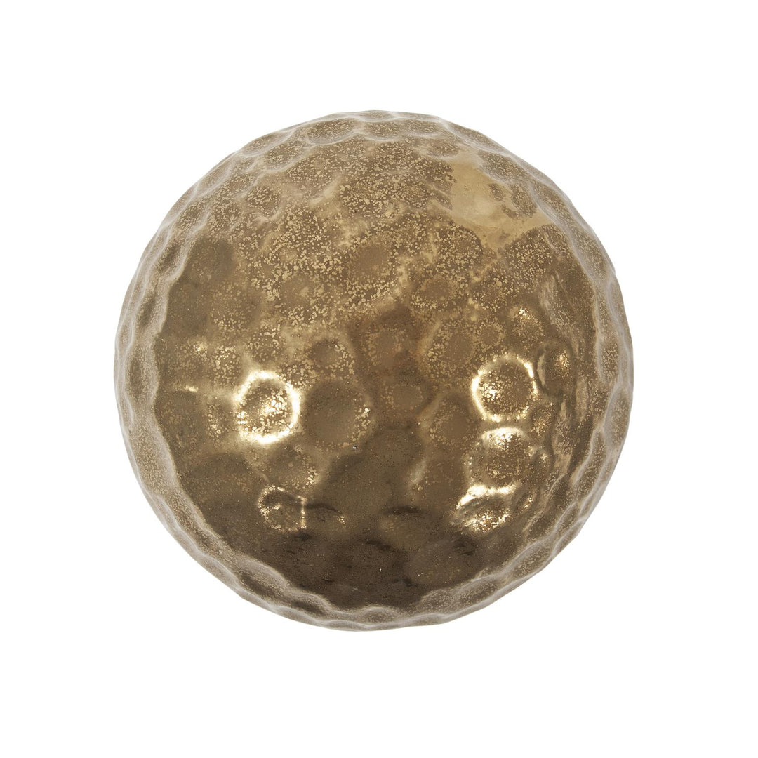 Howard Elliott Collection Cadia Hammered Decorative Ceramic Ball Decorative Accents Howard Elliott Collection   