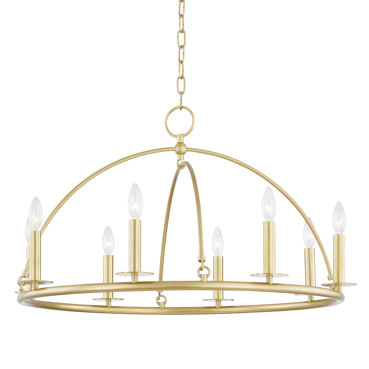 Hudson Valley Lighting Howell Chandelier Chandelier Hudson Valley Lighting Aged Brass  