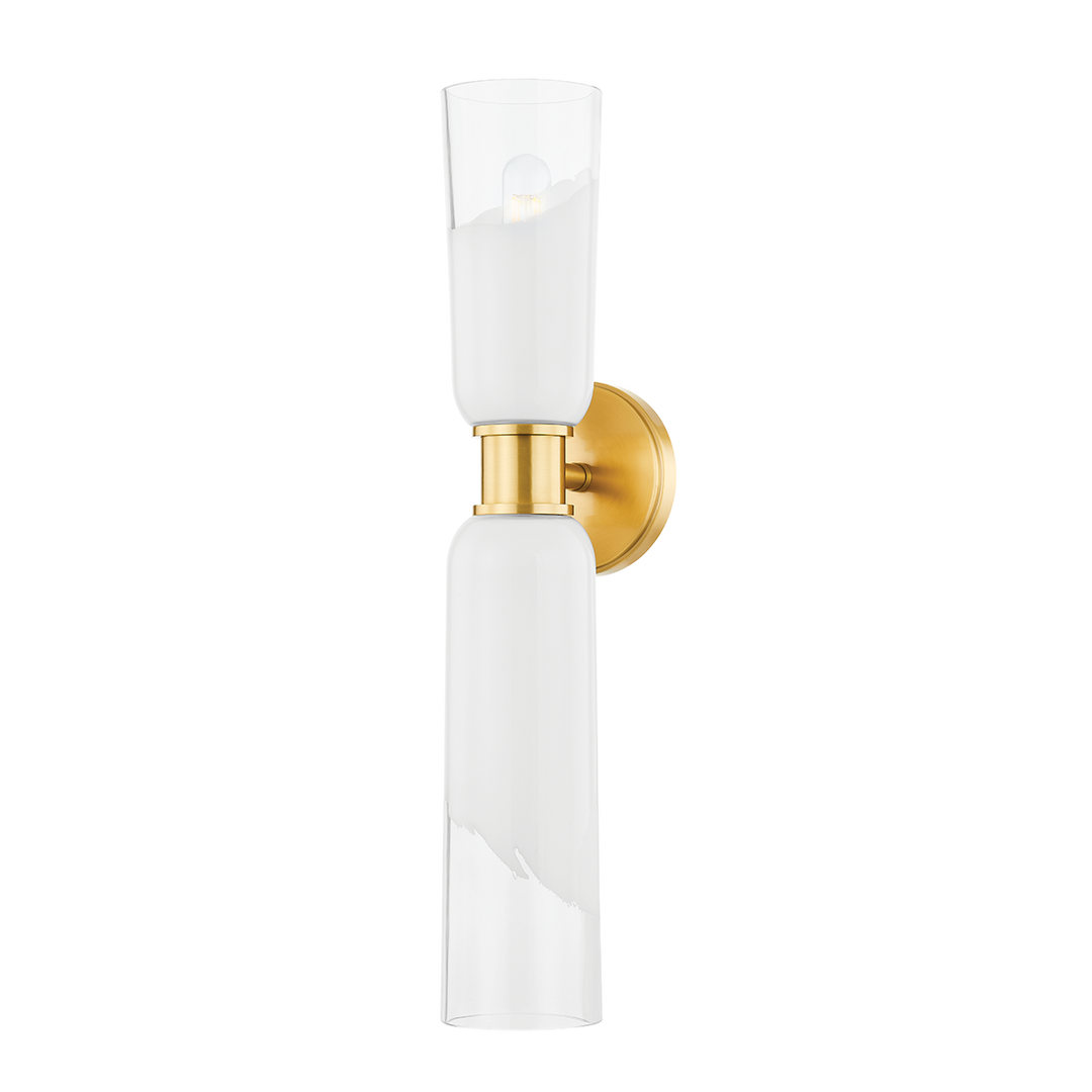 Hudson Valley Lighting WASSON Wall Sconce Wall Sconces Hudson Valley Lighting Aged Brass  