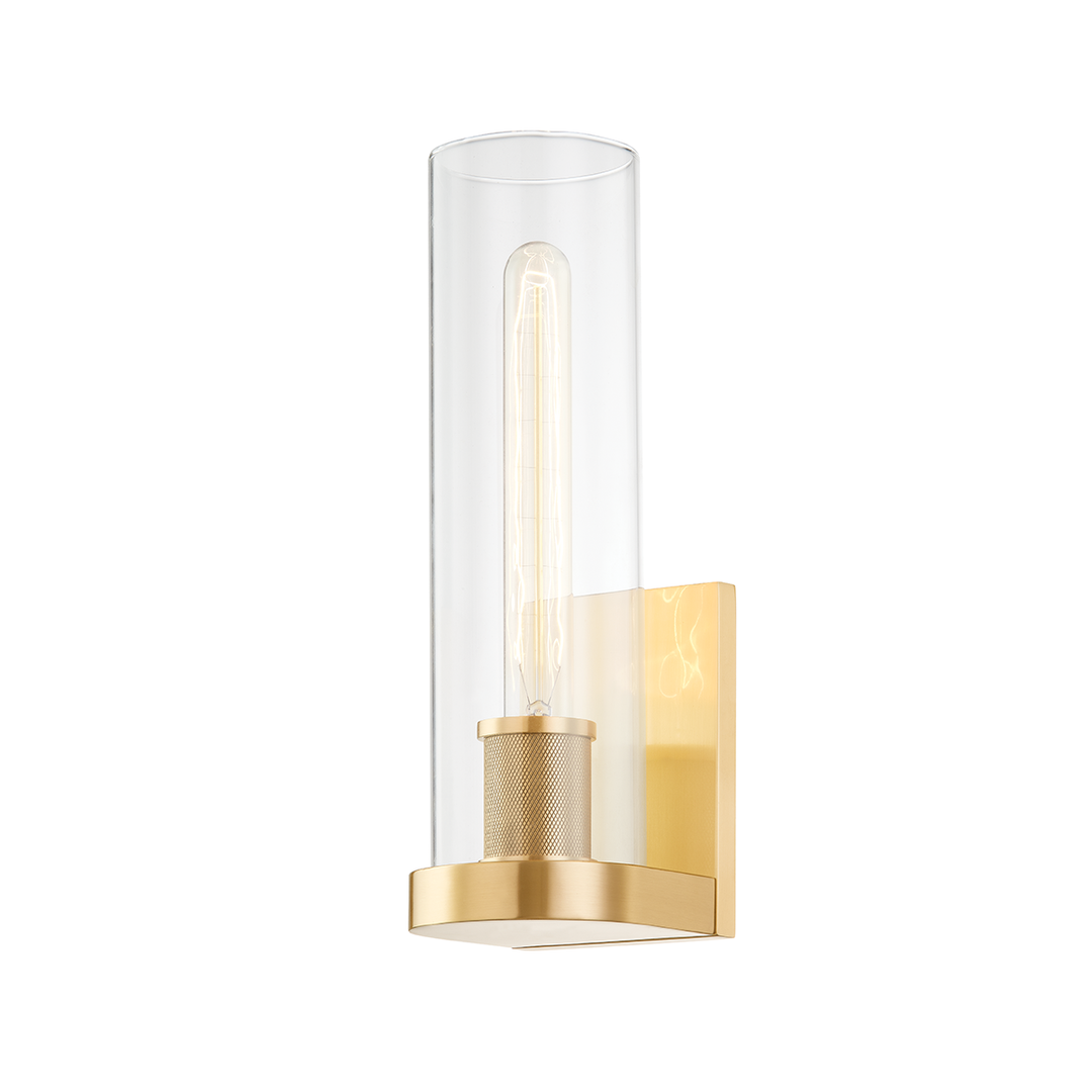 Hudson Valley Lighting Porter Wall Sconce Wall Sconces Hudson Valley Lighting Aged Brass  