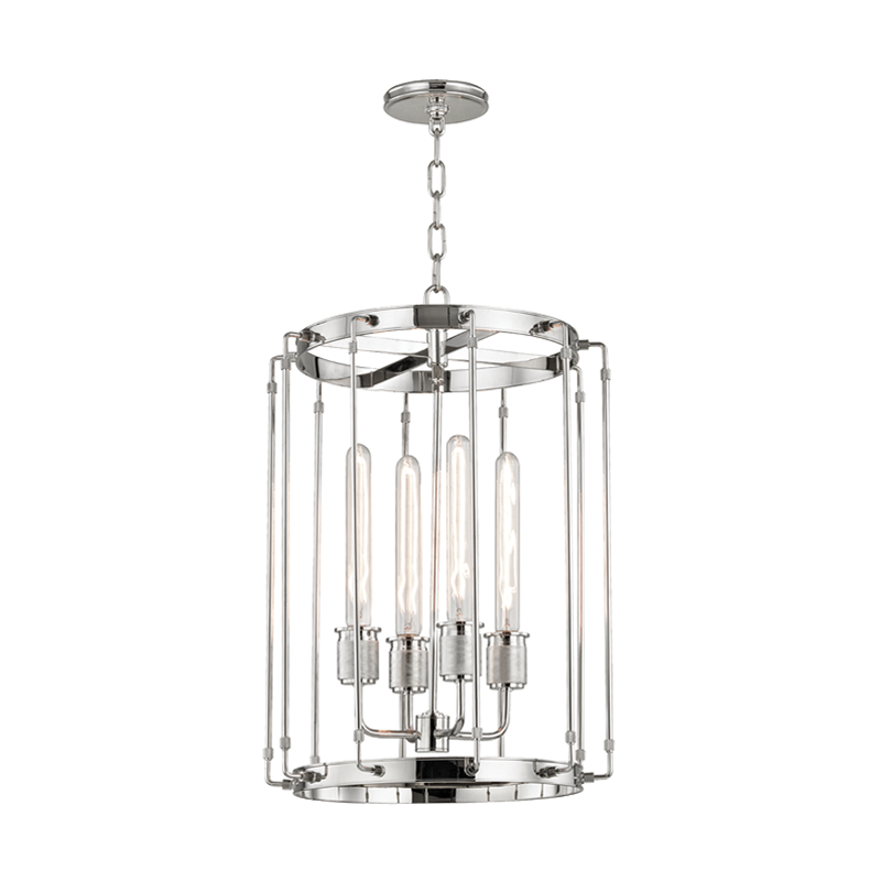 Hudson Valley Lighting Hyde Park Lantern Lantern Hudson Valley Lighting Polished Nickel  