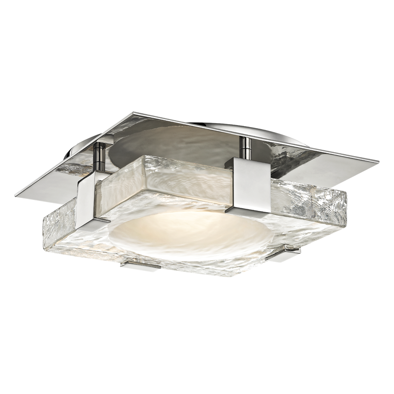 Hudson Valley Lighting Bourne Semi-Flush Semi Flush Hudson Valley Lighting Polished Nickel  