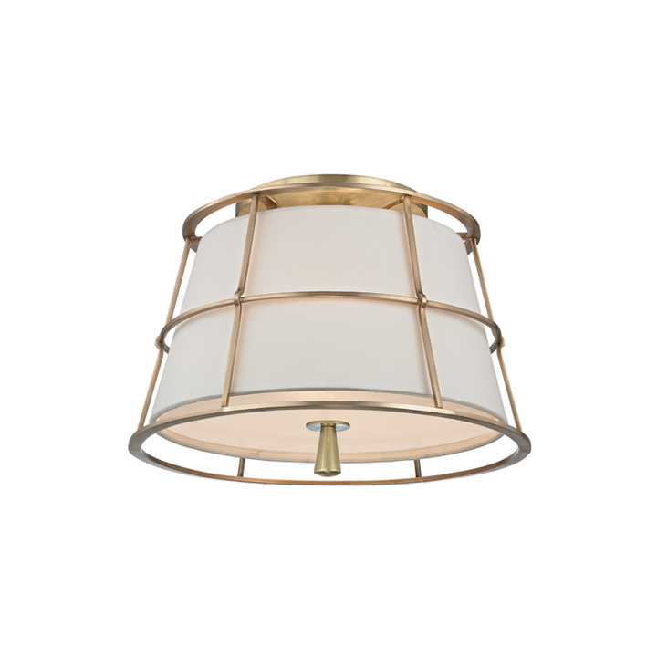 Hudson Valley Lighting Savona Semi Flush Ceiling Semi Flush Mounts Hudson Valley Lighting Aged Brass  