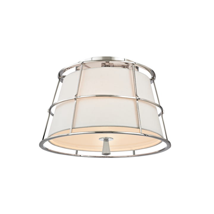 Hudson Valley Lighting Savona Semi Flush Ceiling Semi Flush Mounts Hudson Valley Lighting Polished Nickel  