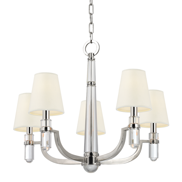 Hudson Valley Lighting Dayton Chandelier Chandeliers Hudson Valley Lighting Polished Nickel  