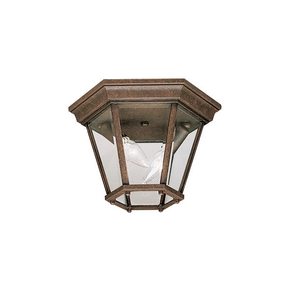 Kichler Madison  Outdoor Flush & Semi Flush Mount Outdoor l Wall Kichler Tannery Bronze 10.75x7.25 