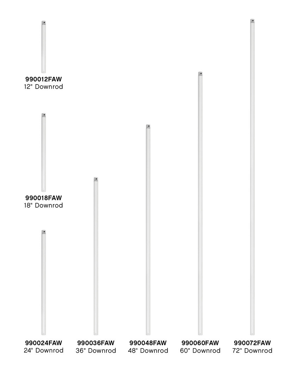 Hinkley 12" Downrod