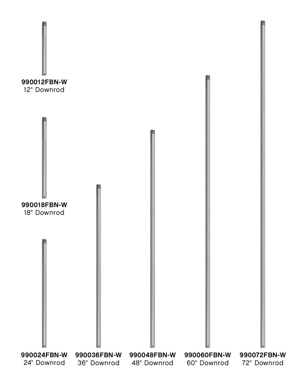 Hinkley 18" Downrod