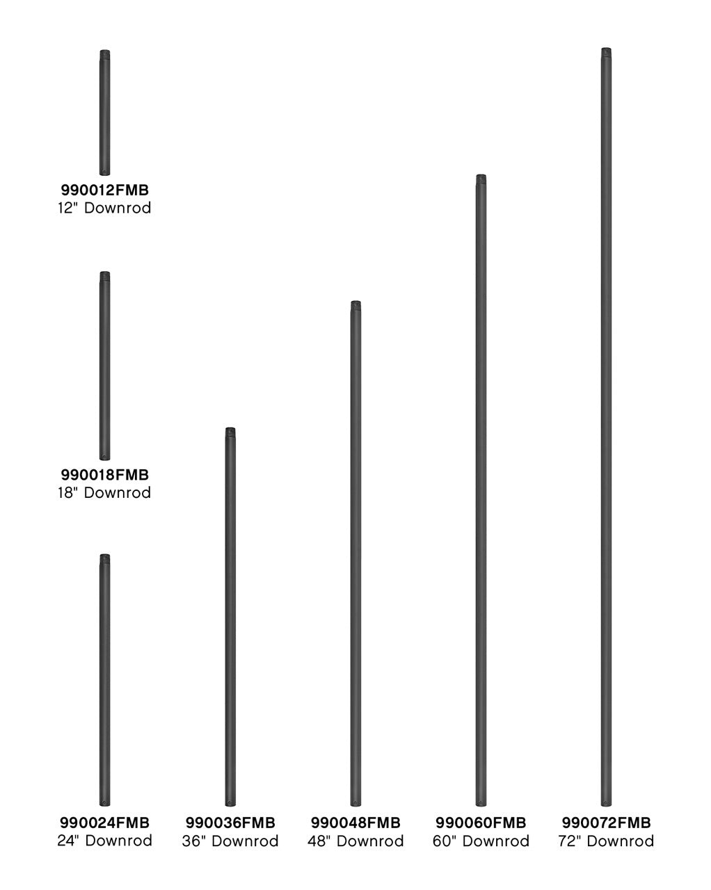 Hinkley 18" Downrod