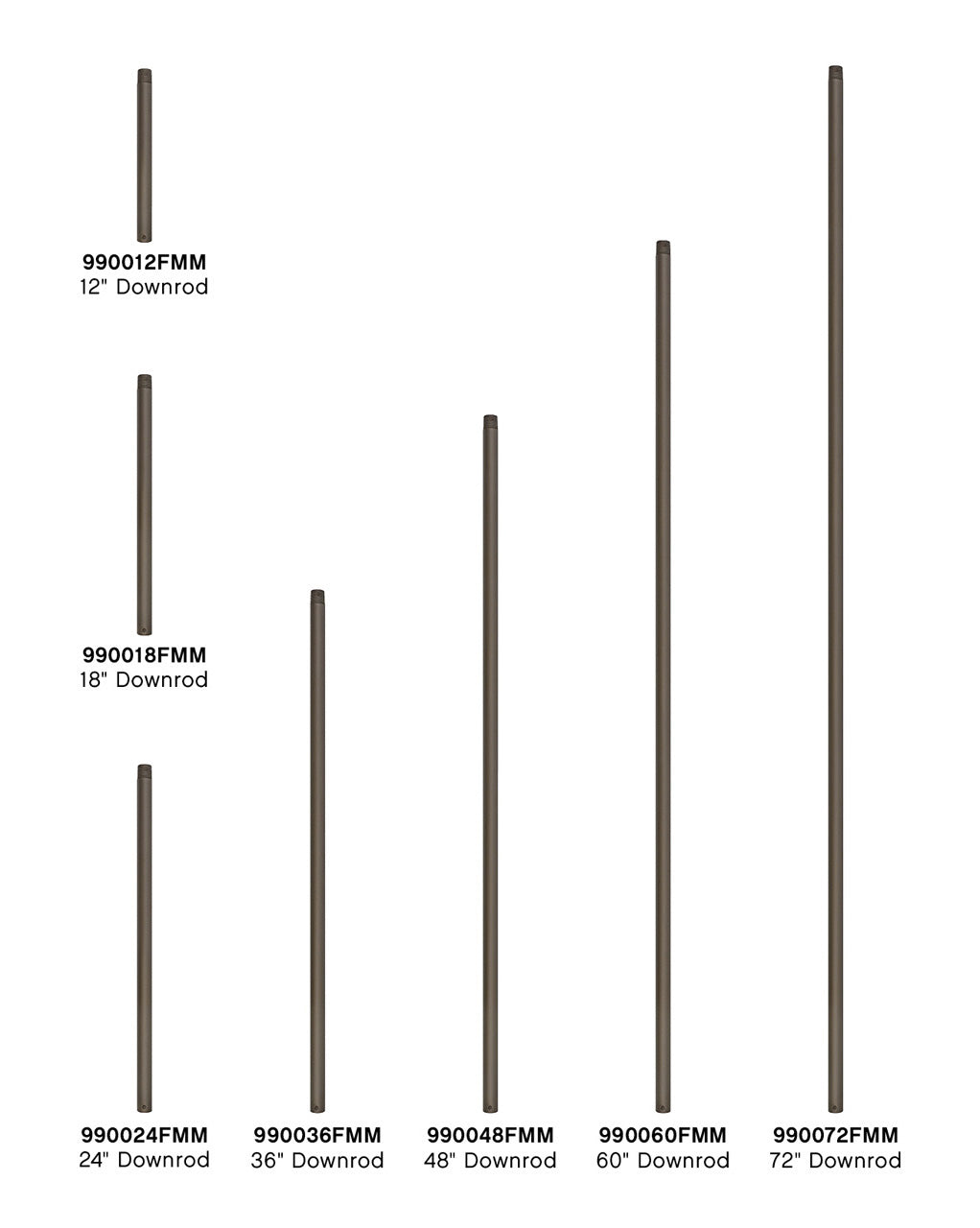 Hinkley 18" Downrod