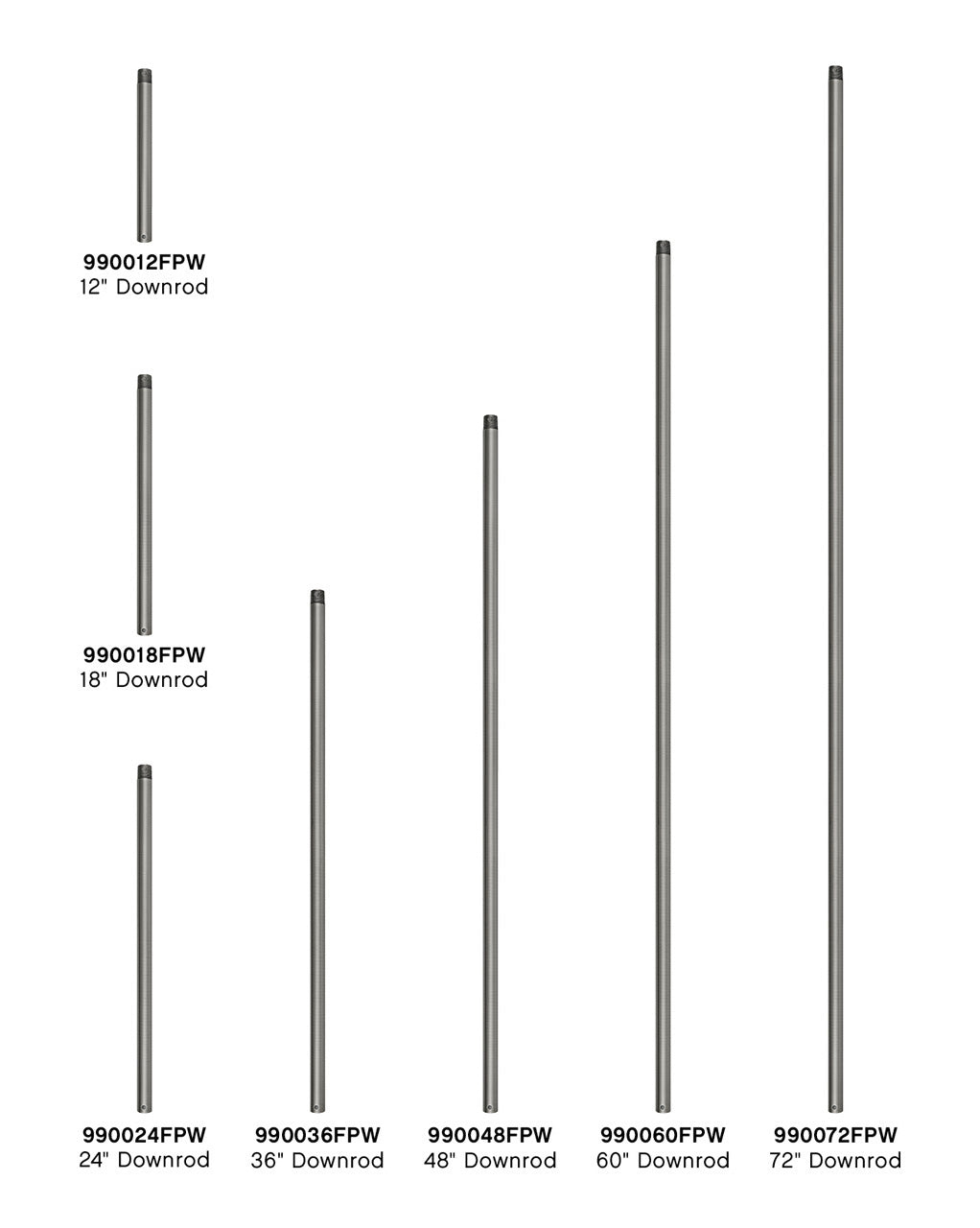 Hinkley 18" Downrod