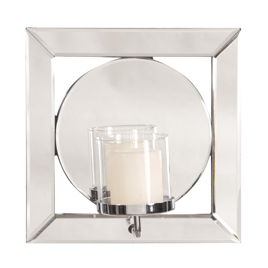 Howard Elliott Collection Lula Mirror with Candle Holder Mirrors Howard Elliott Collection   