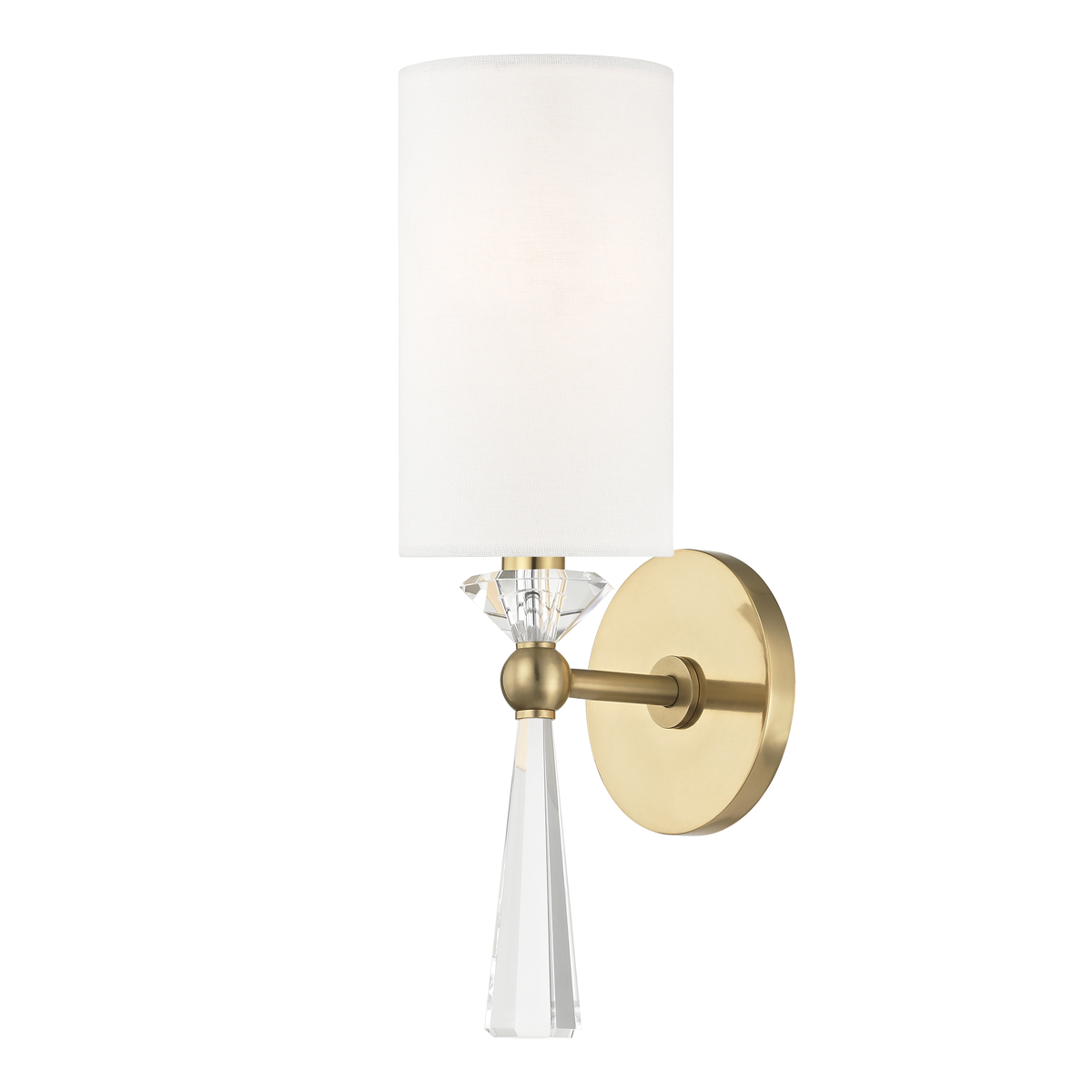 Hudson Valley Lighting Birch Wall Sconce Sconce Hudson Valley Lighting Aged Brass  