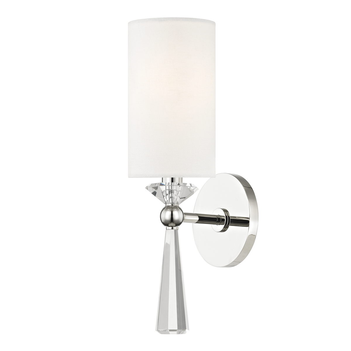 Hudson Valley Lighting Birch Wall Sconce Sconce Hudson Valley Lighting Polished Nickel  