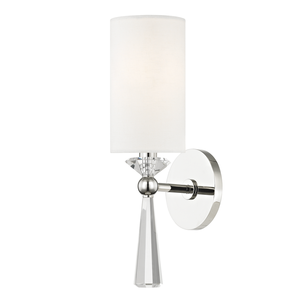 Hudson Valley Lighting Birch Wall Sconce Wall Sconces Hudson Valley Lighting Polished Nickel  