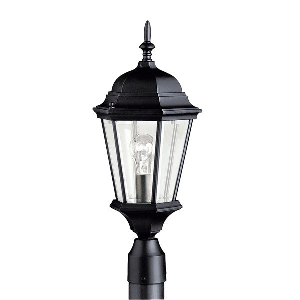 Kichler Madison  Outdoor Post Lantern Outdoor l Post/Pier Mounts Kichler Black 9.5x21.75 