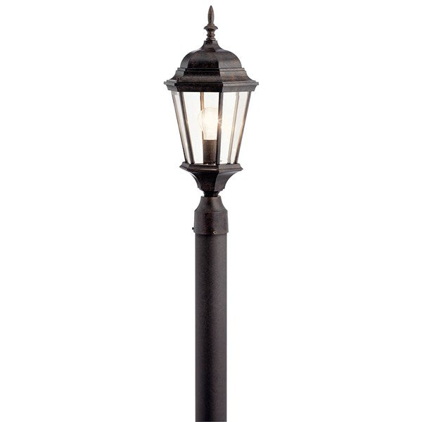 Kichler Madison  Outdoor Post Lantern Outdoor l Post/Pier Mounts Kichler Tannery Bronze 9.5x21.75 