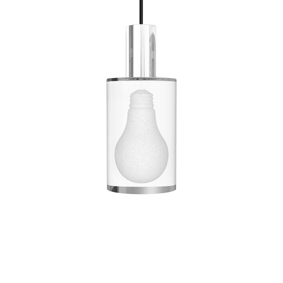 Blackjack Lighting A-Lamp Pendant Pendants Blackjack Lighting 4" White 