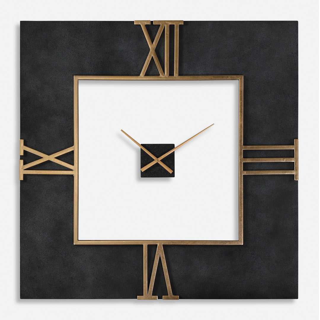 Uttermost Mudita Concrete Square Wall Clock