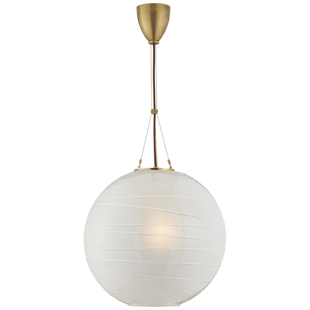 Visual Comfort & Co. Hailey Medium Round Pendant Ceiling Lights Visual Comfort & Co.   