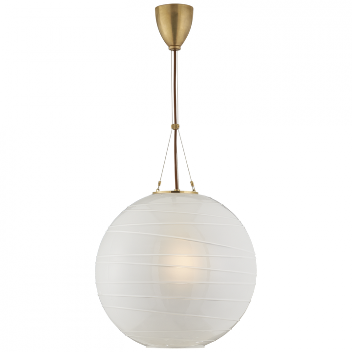 Visual Comfort & Co. Hailey Medium Round Pendant Pendants Visual Comfort & Co.   