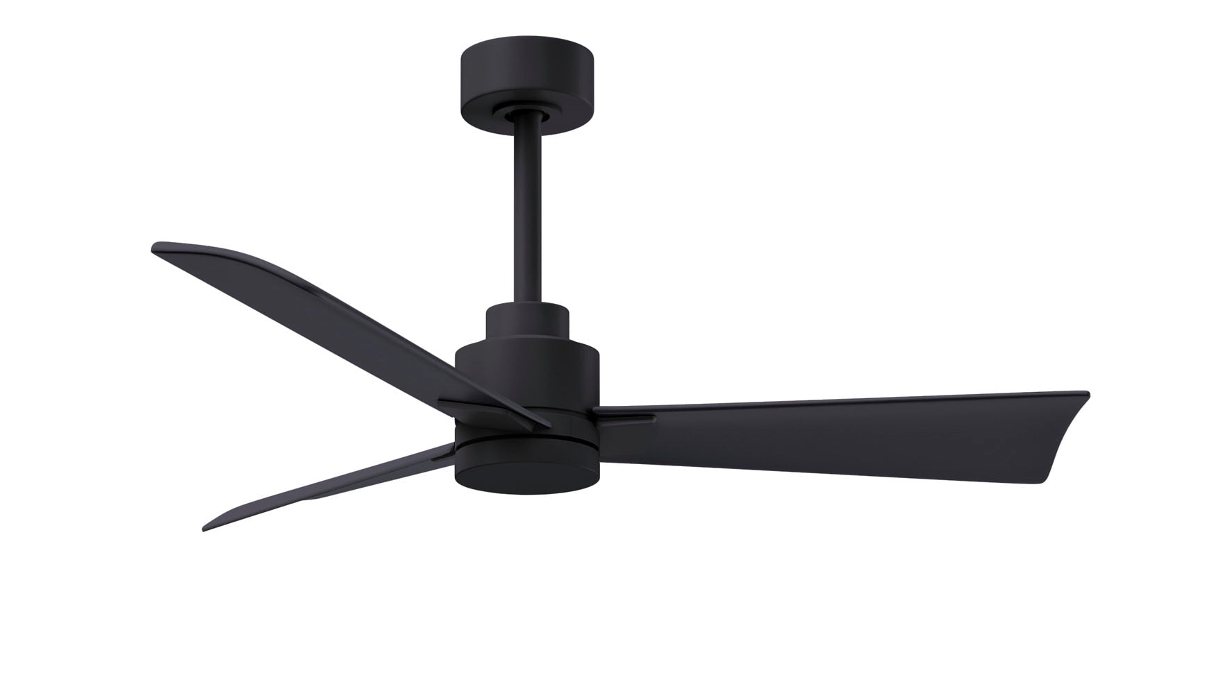 Matthews Fan Company Alessandra - 72" Ceiling Fan Matthews Fan Company Matte Black Matte Black No