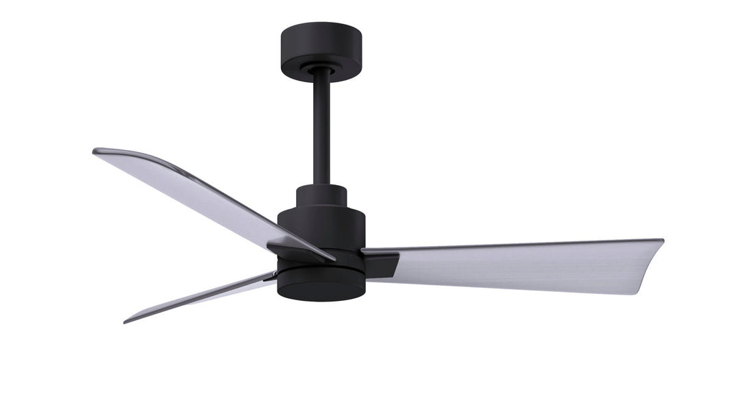 Matthews Fan Company Alessandra - 42" Indoor Ceiling Fans Matthews Fan Company Matte Black Brushed Nickel No