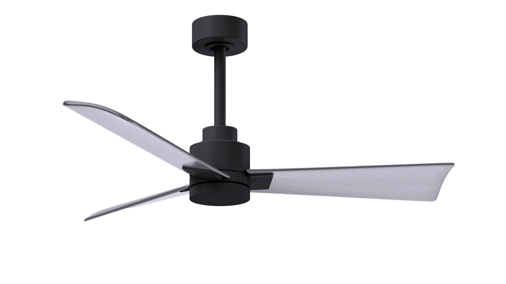 Matthews Fan Company Alessandra - 72" Ceiling Fan Matthews Fan Company Matte Black Brushed Nickel No