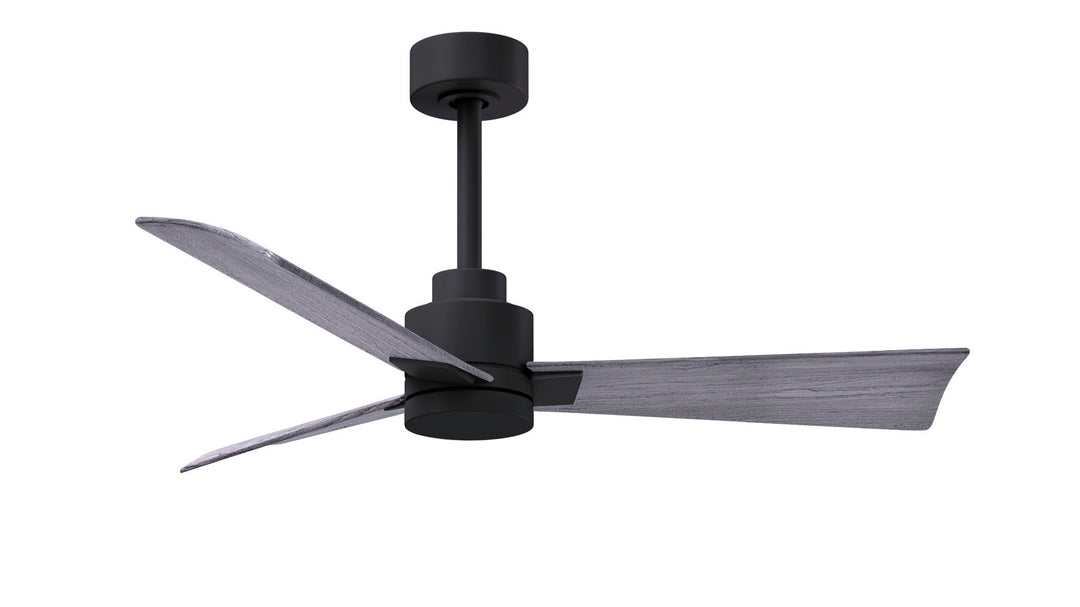 Matthews Fan Company Alessandra - 42" Indoor Ceiling Fans Matthews Fan Company Matte Black Barn Wood No