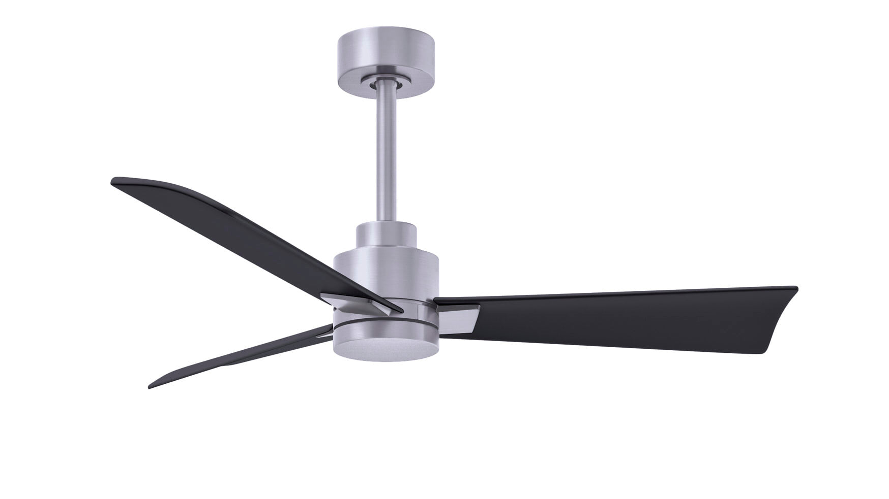 Matthews Fan Company Alessandra - 72" Ceiling Fan Matthews Fan Company Brushed Nickel Matte Black No