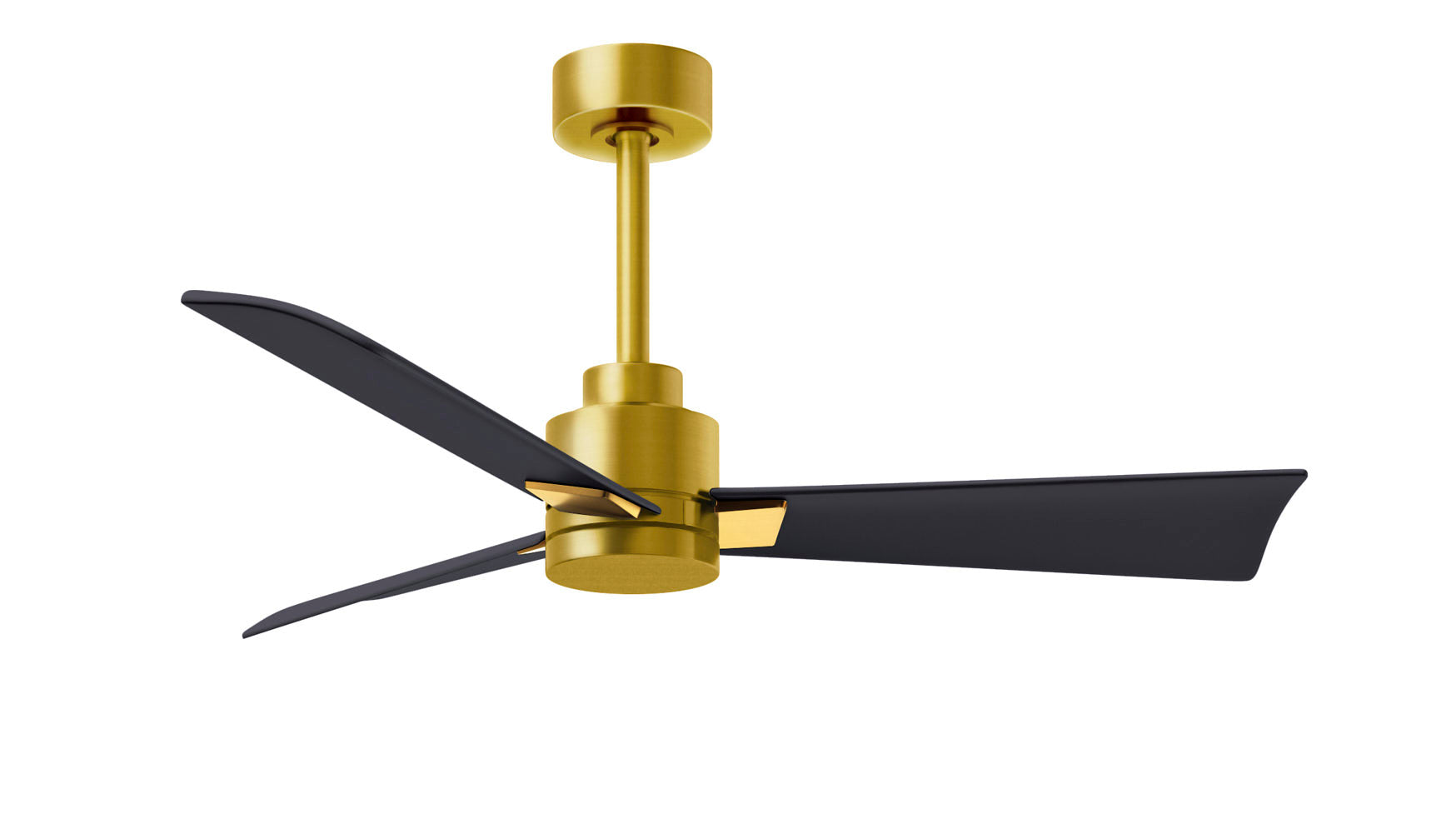 Matthews Fan Company Alessandra - 56" Ceiling Fan Matthews Fan Company Brushed Brass Matte Black No