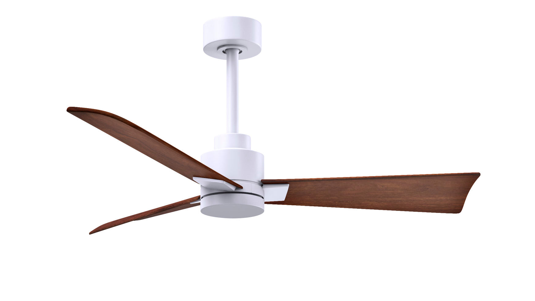 Matthews Fan Company Alessandra - 72" Ceiling Fan Matthews Fan Company Matte White Walnut No