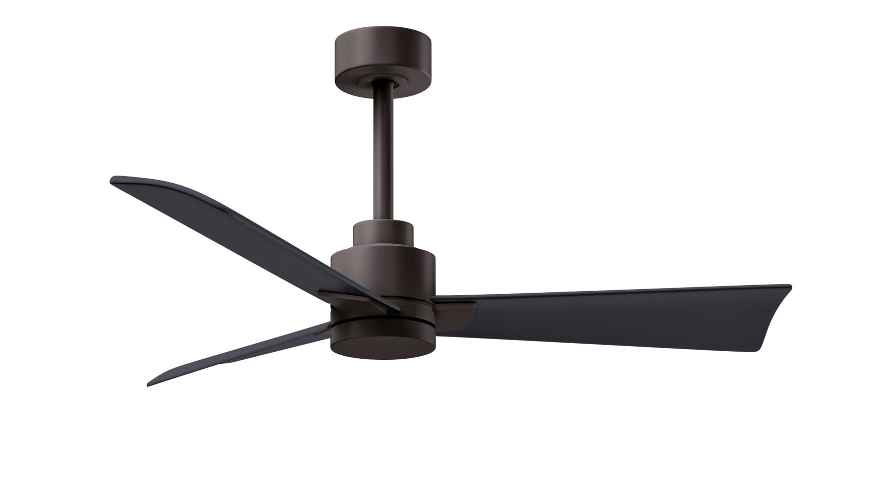 Matthews Fan Company Alessandra - 72" Ceiling Fan Matthews Fan Company Textured Bronze Matte Black No