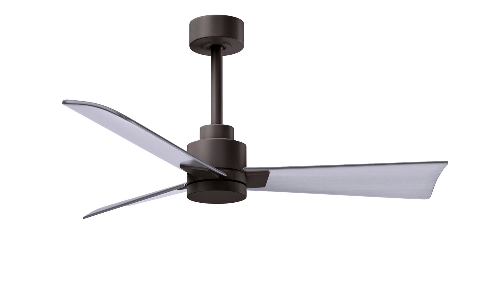 Matthews Fan Company Alessandra - 72" Ceiling Fan Matthews Fan Company Textured Bronze Brushed Nickel No