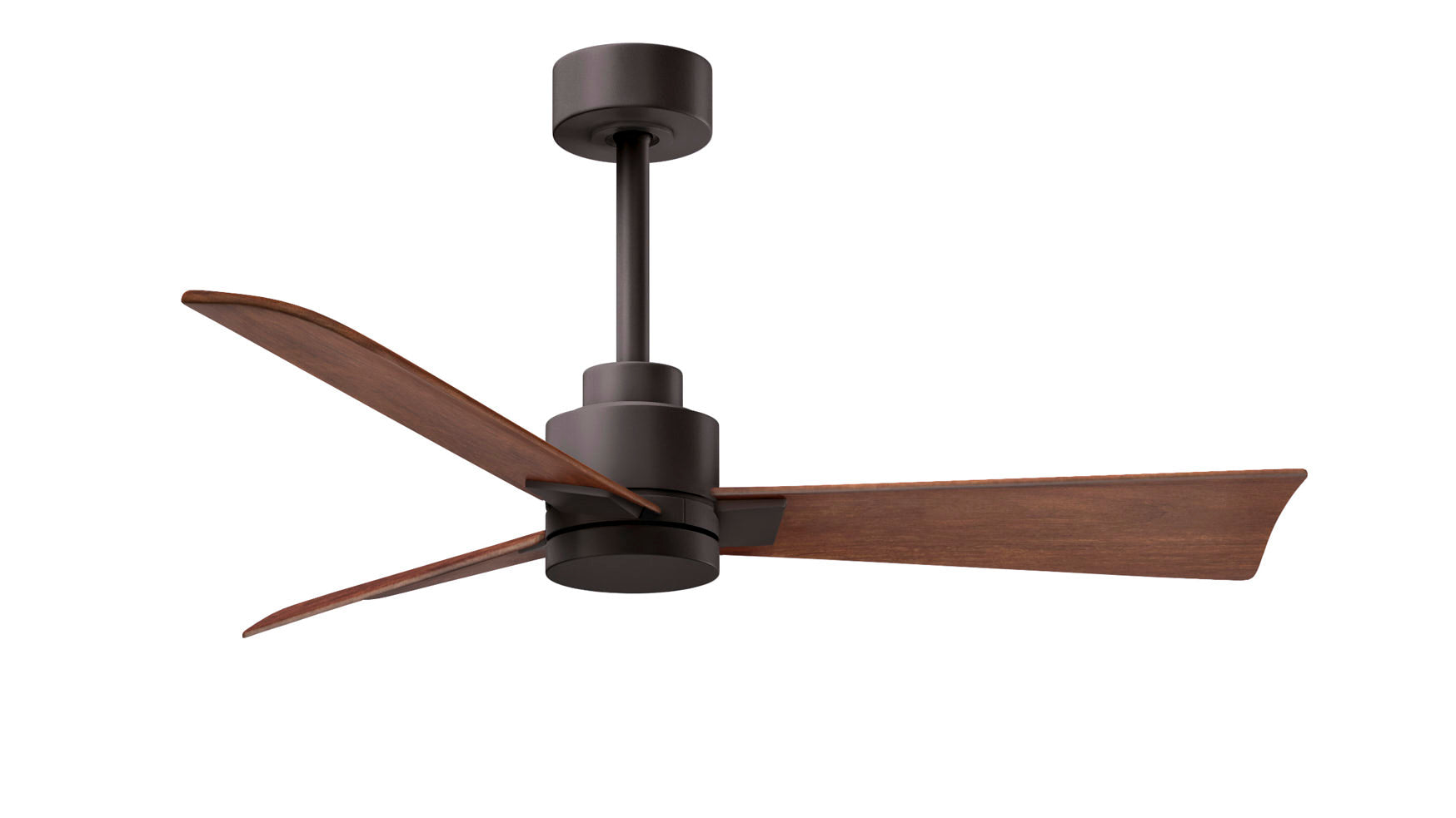 Matthews Fan Company Alessandra - 72" Ceiling Fan Matthews Fan Company Textured Bronze Walnut No