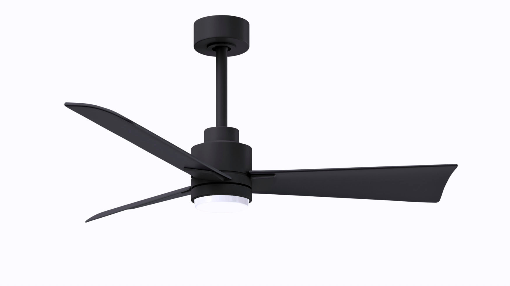 Matthews Fan Company Alessandra - 72" Ceiling Fan Matthews Fan Company Matte Black Matte Black Yes