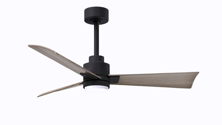 Matthews Fan Company Alessandra - 42" Indoor Ceiling Fans Matthews Fan Company Matte Black Gray Ash Yes