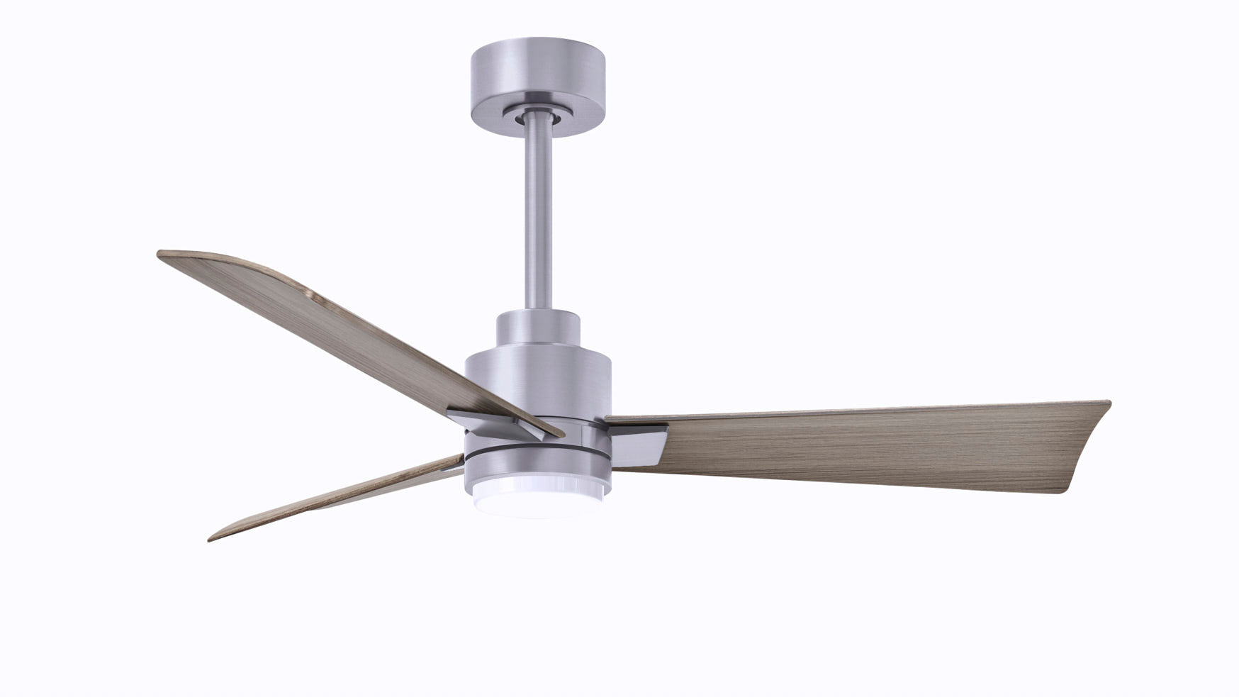 Matthews Fan Company Alessandra - 56" Ceiling Fan Matthews Fan Company Brushed Nickel Gray Ash Yes