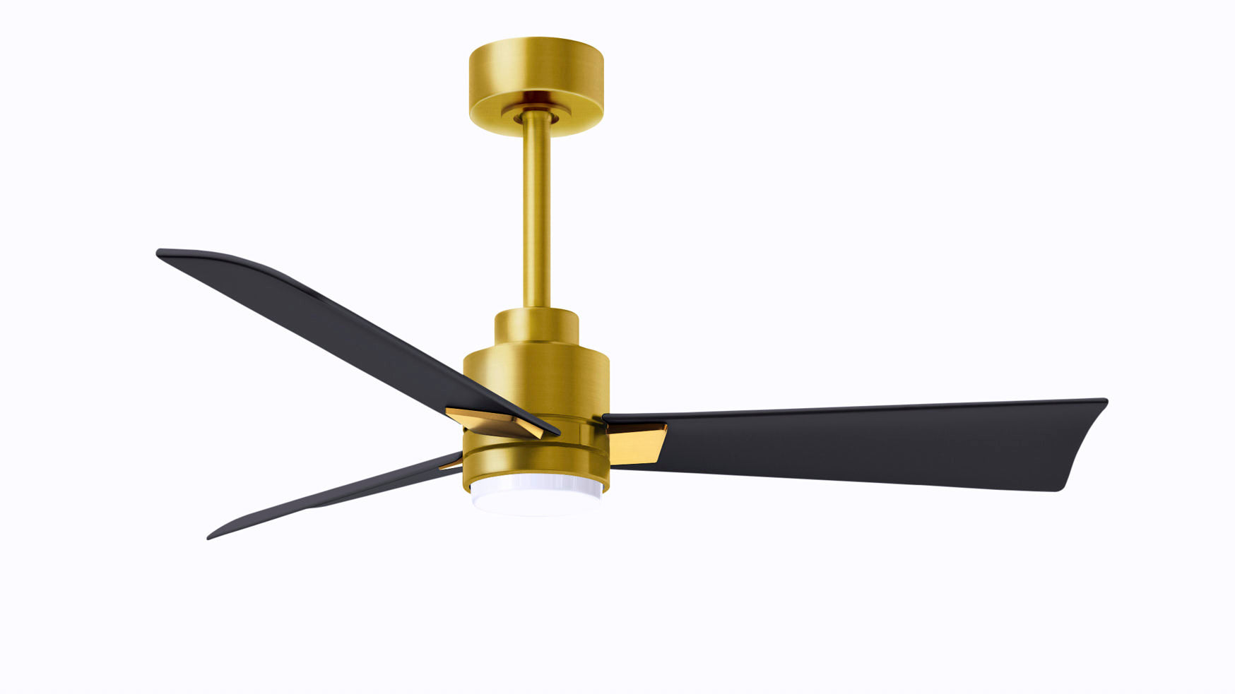 Matthews Fan Company Alessandra - 72" Ceiling Fan Matthews Fan Company Brushed Brass Matte Black Yes