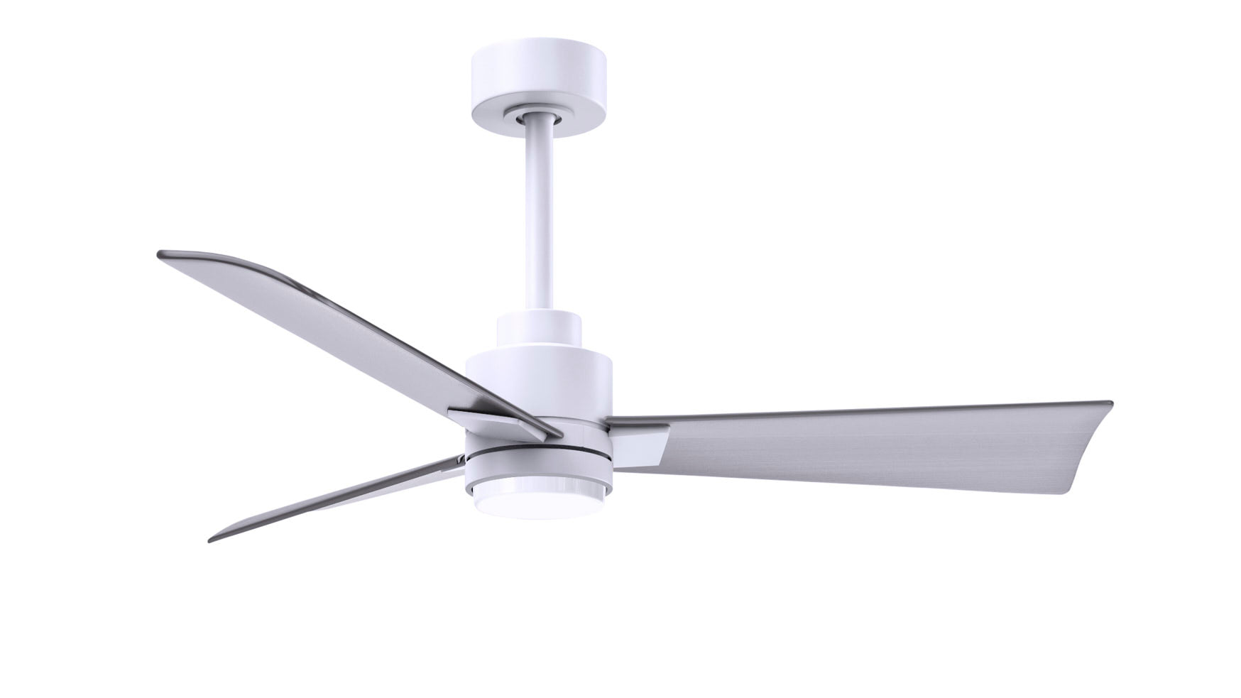 Matthews Fan Company Alessandra - 56" Ceiling Fan Matthews Fan Company Matte White Brushed Nickel Yes