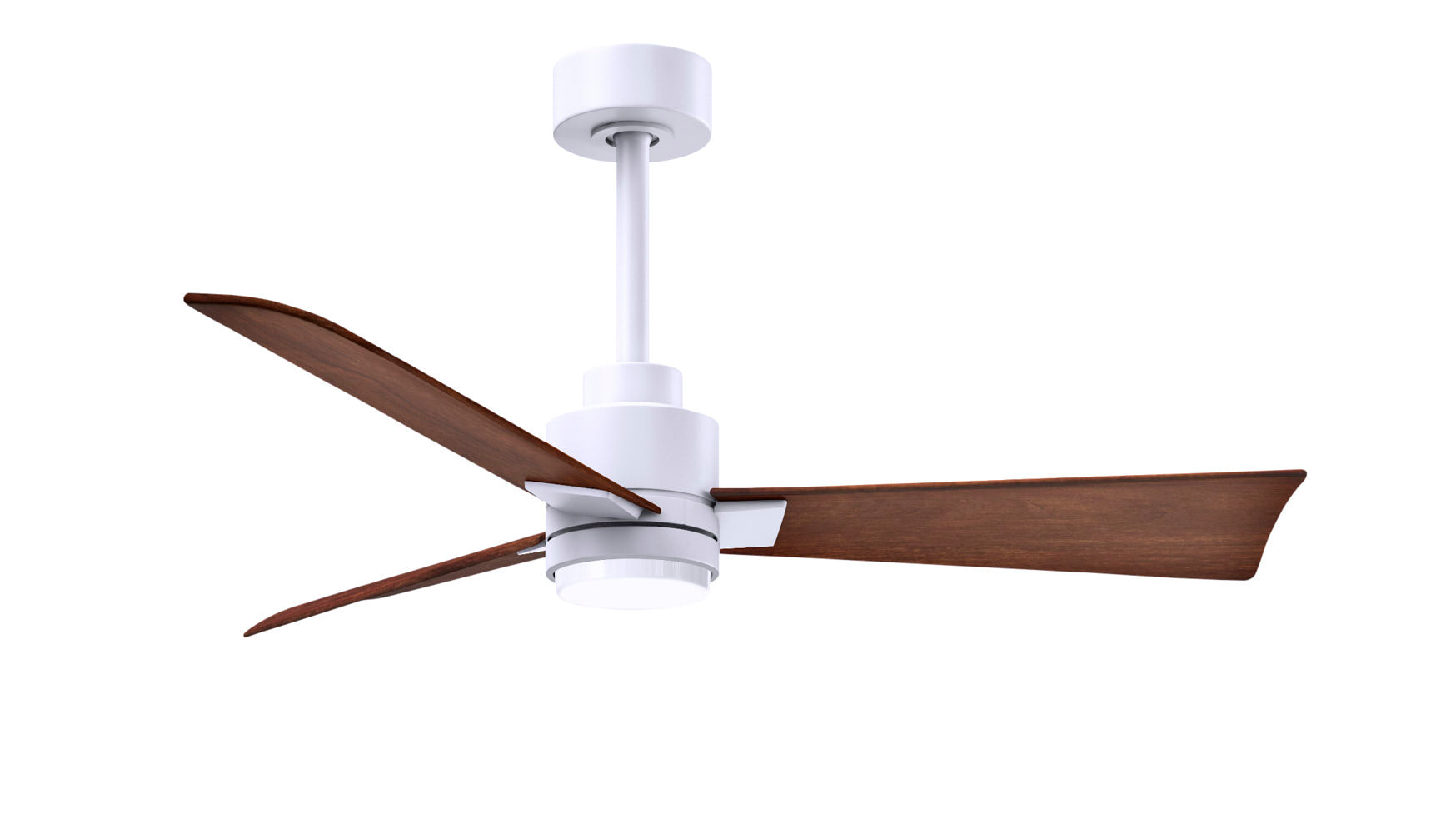 Matthews Fan Company Alessandra - 72" Ceiling Fan Matthews Fan Company Matte White Walnut Yes