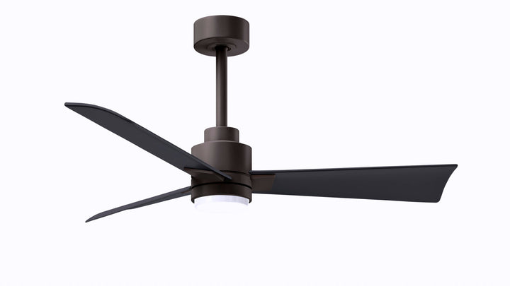 Matthews Fan Company Alessandra - 42" Indoor Ceiling Fans Matthews Fan Company Textured Bronze Matte Black Yes