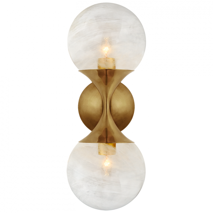 Visual Comfort & Co. Cristol Small Double Sconce Wall Sconces Visual Comfort & Co.   